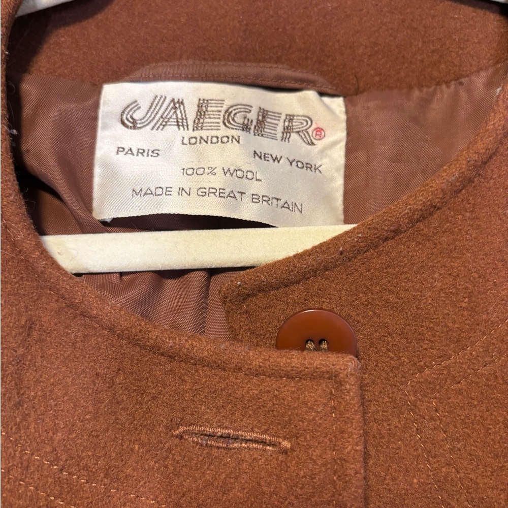 Vintage Jaeger London Wool Coat - Picture 2 of 5